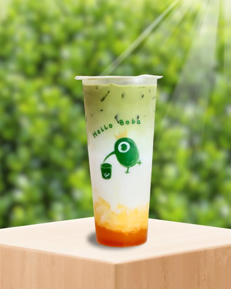 Mango Matcha Latte