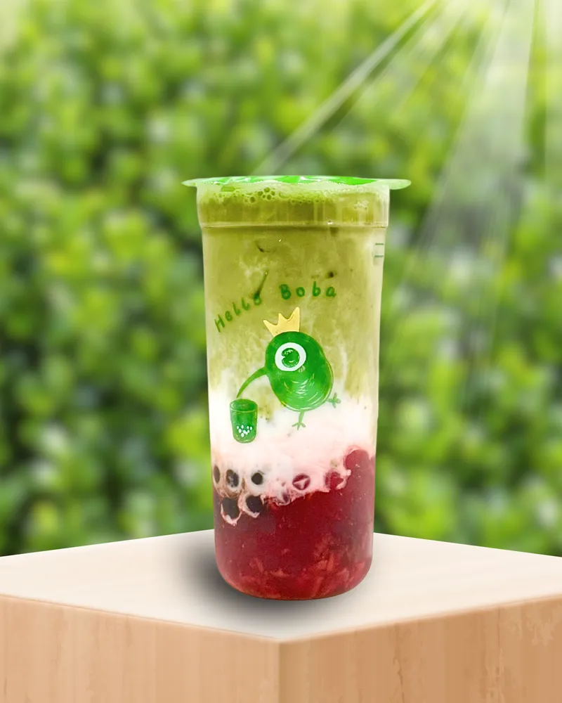 Strawberry Matcha Latte